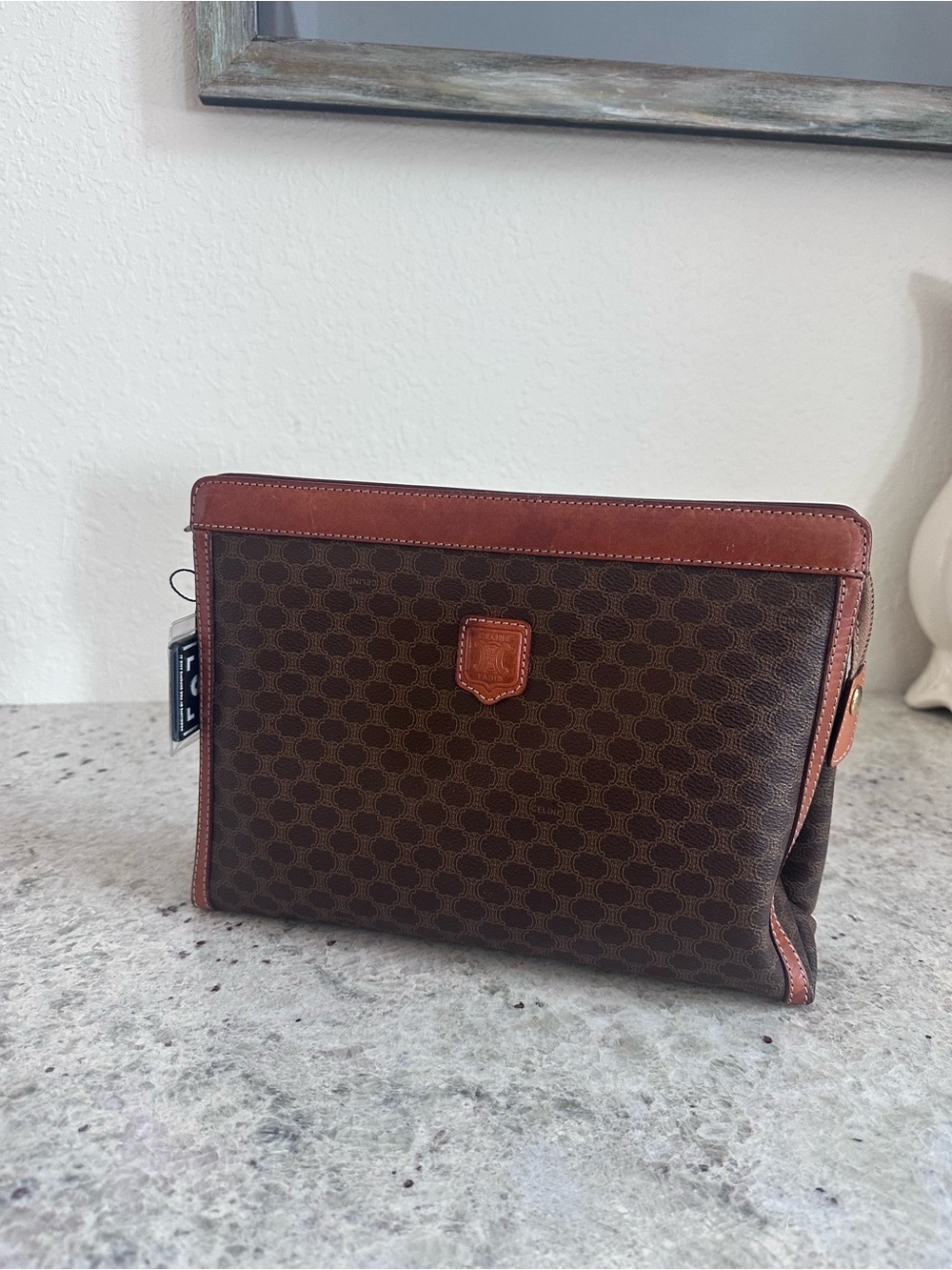 Celine Macadam clutch bag